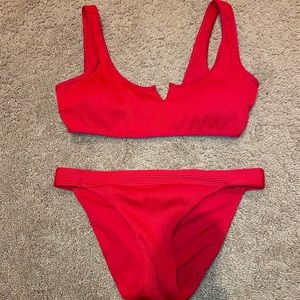 Ribbed Hollister bikini